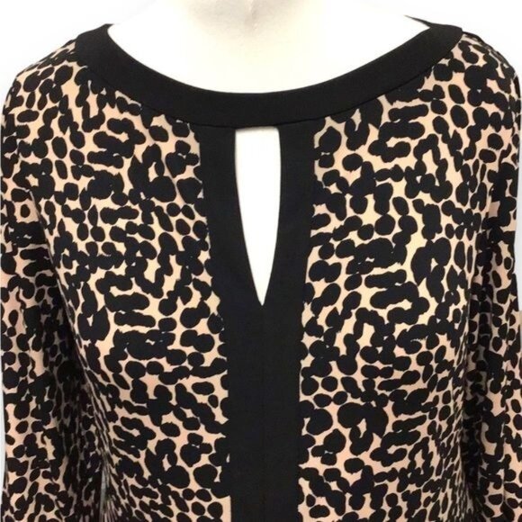 J. HOWARD Women’s Animal Print Stretch Back Zipper Tunic, size 16 - Picture 2 of 8